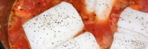 морской окунь с овощным рагу