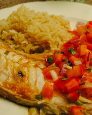 Окунь в духовке в фольге