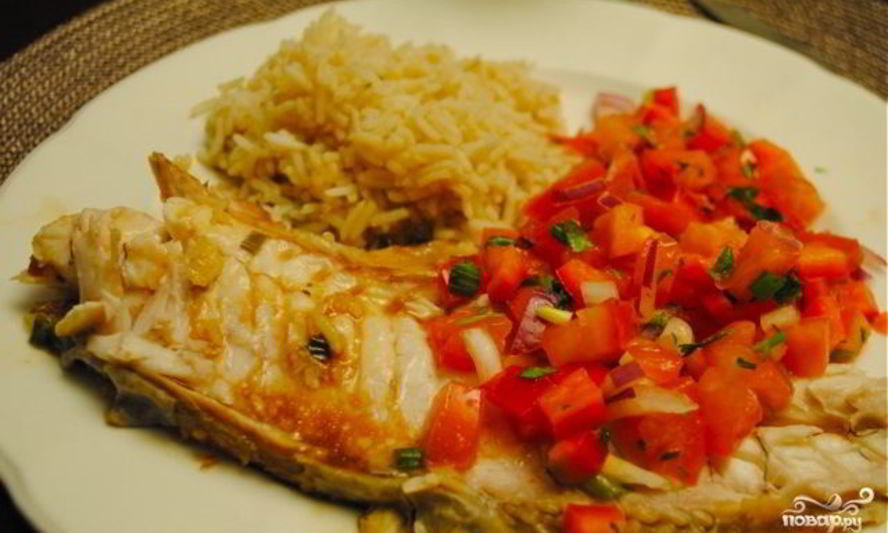 Рецепт окуня в духовке в фольге