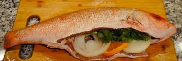 окунь в духовке в фольге