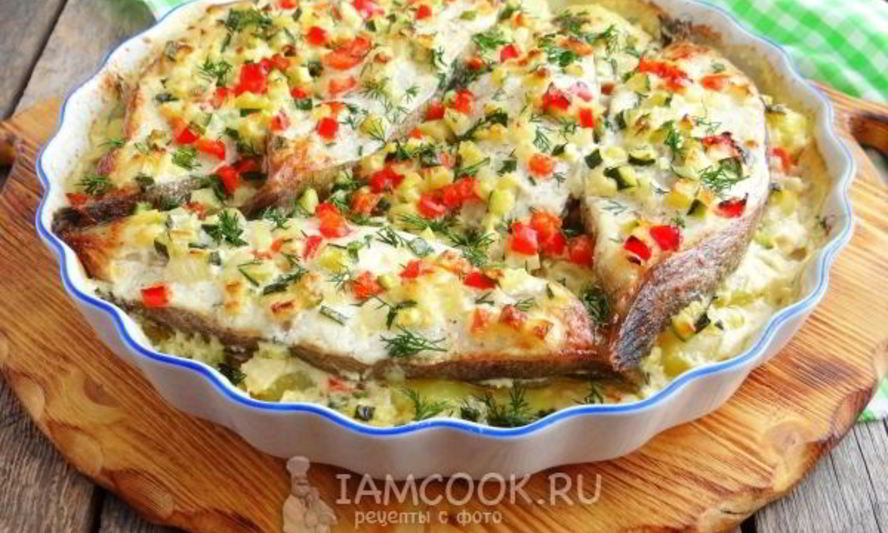 Рецепт палтуса с картошкой в духовке