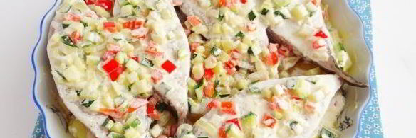 палтус с картошкой в духовке