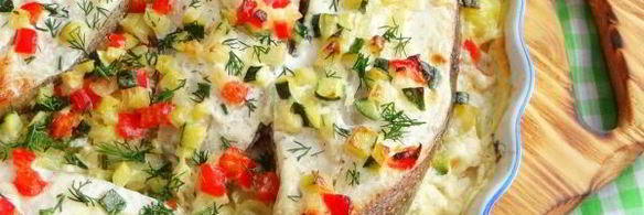 палтус с картошкой в духовке