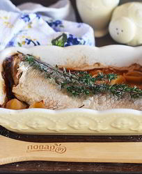 Пеленгас, запеченный в духовке