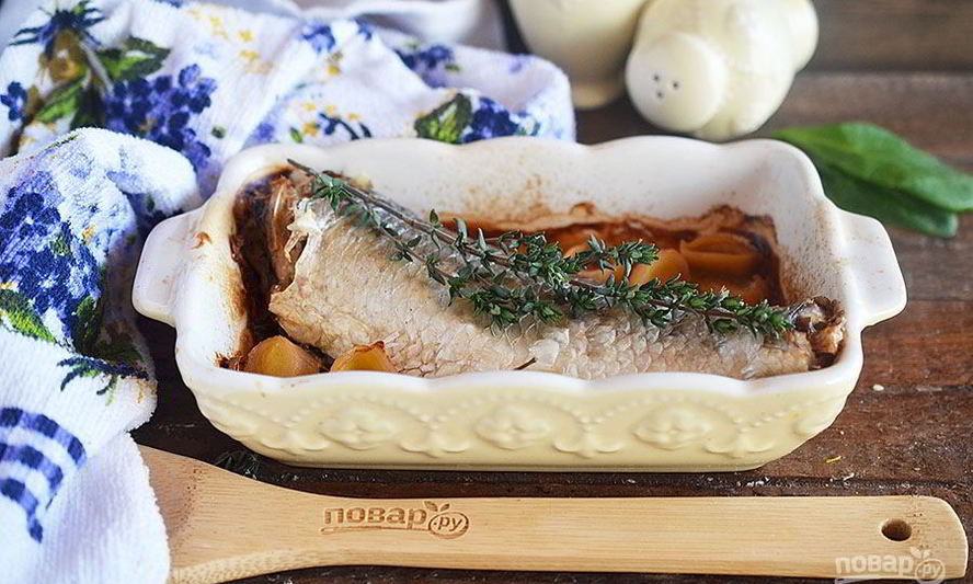 Рецепт пеленгаса, запеченного в духовке