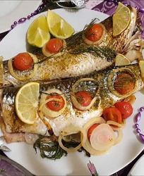 Пеленгас запеченный в фольге в духовке