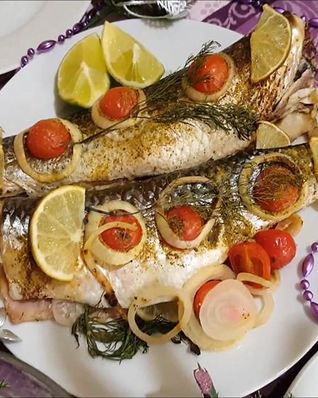 Пеленгас запеченный в фольге в духовке