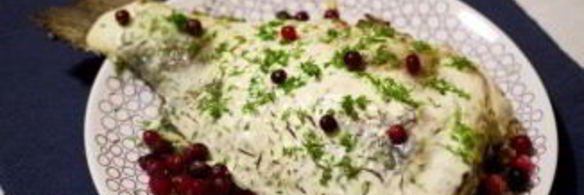 рыба начиненная кашей