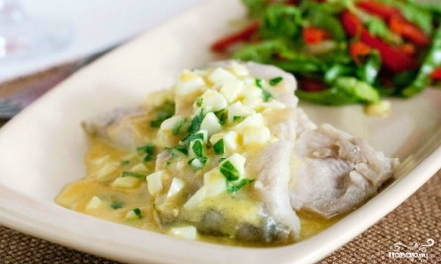 Рецепт рыбы отварной с соусом польским