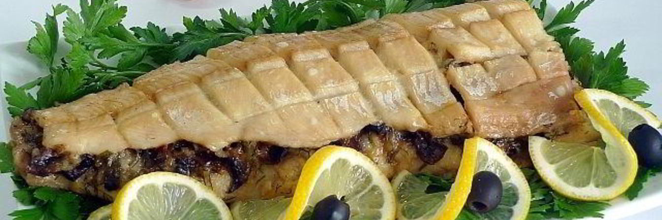 Рыба по-царски с грибами