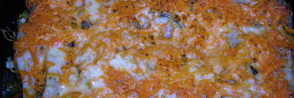 рыба под морковно-сырной шубой