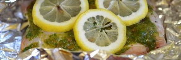 рыба с лимоном