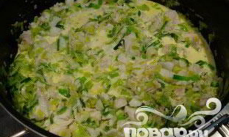 Рецепт рыбы с луком-порей