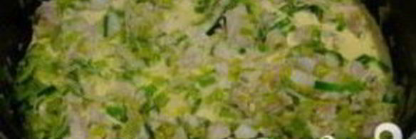 рыба с луком-порей