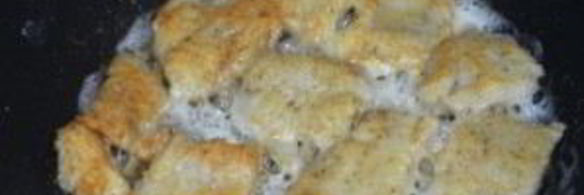 рыба в сливках