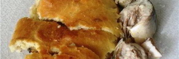 рыба, запеченная в дрожжевом тесте