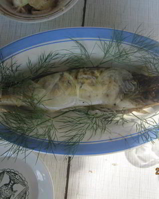 Рыбка запеченная в фольге