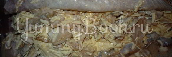 щука фаршированная шампиньонами