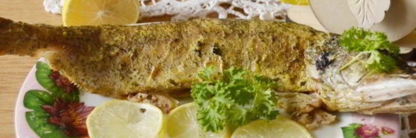 Щука в духовке в фольге