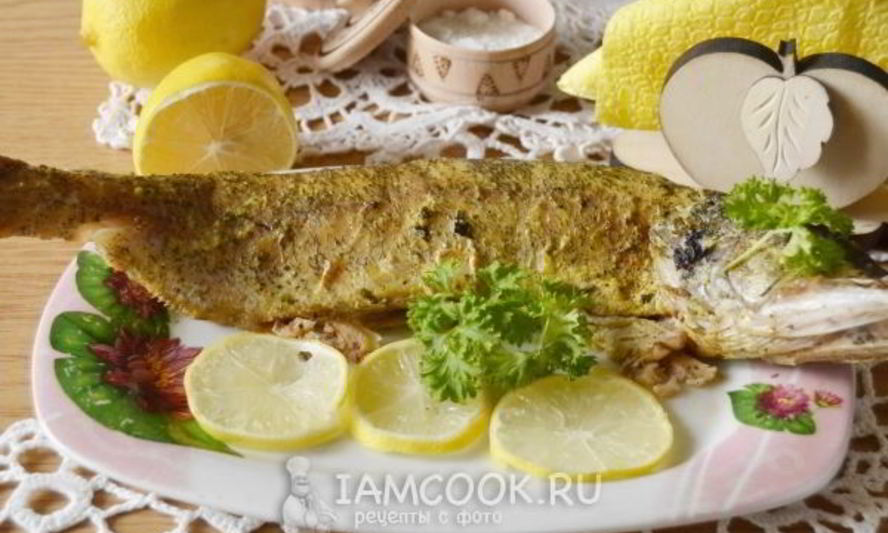 Рецепт щуки в духовке в фольге
