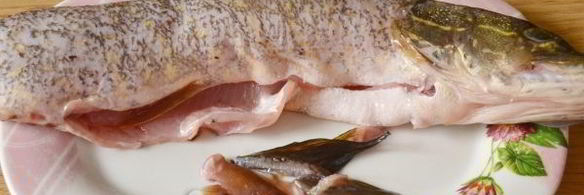 щука в духовке в фольге