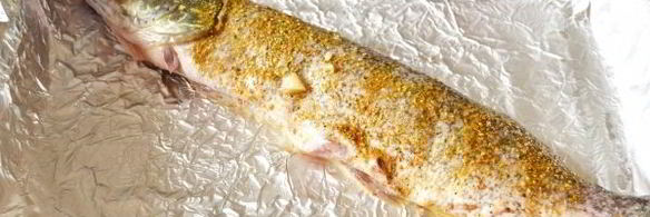 щука в духовке в фольге