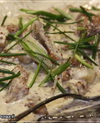 Селедка в йогурте с горчицей