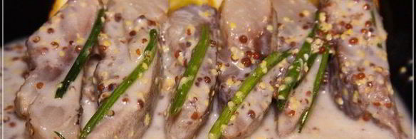 селедка в йогурте с горчицей