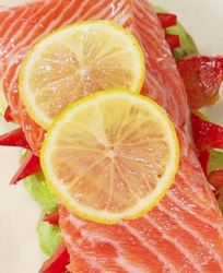 Семга с голландским соусом