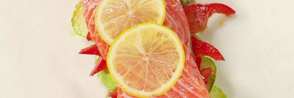 семга с голландским соусом