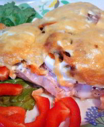 Семга с овощами в фольге