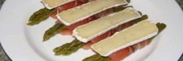 семга со спаржей