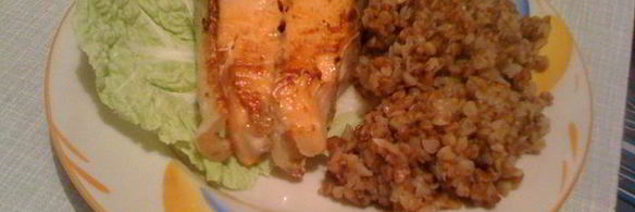 семга в апельсинах