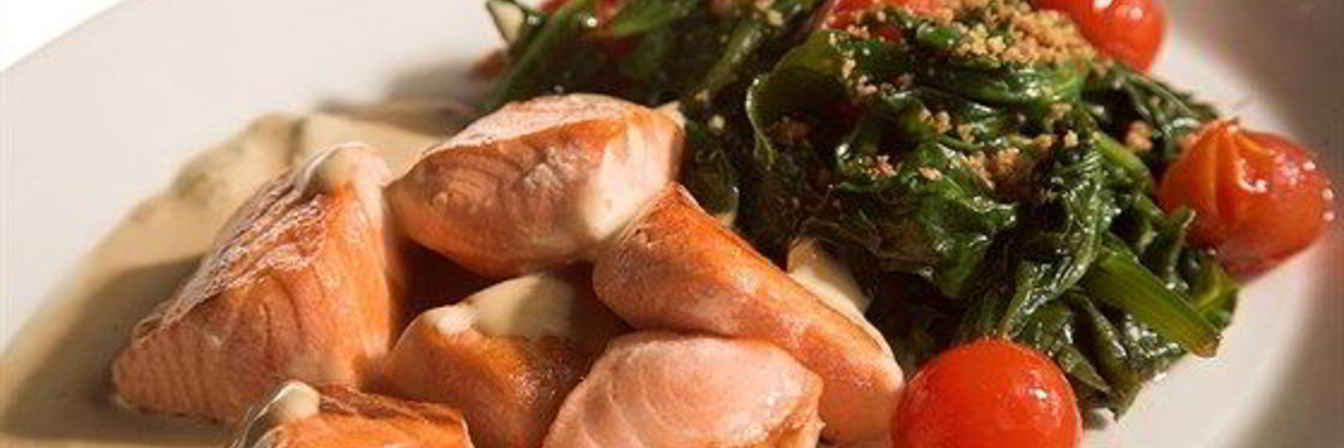 Семга в томатно-медовом соусе