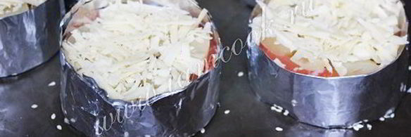 семга запеченная с ананасом и сыром