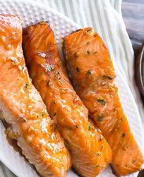 Семга, запеченная в духовке