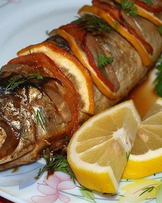 Скумбрия в фольге