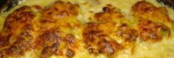 судак под соусом бешамель