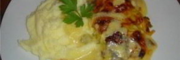 судак под соусом бешамель