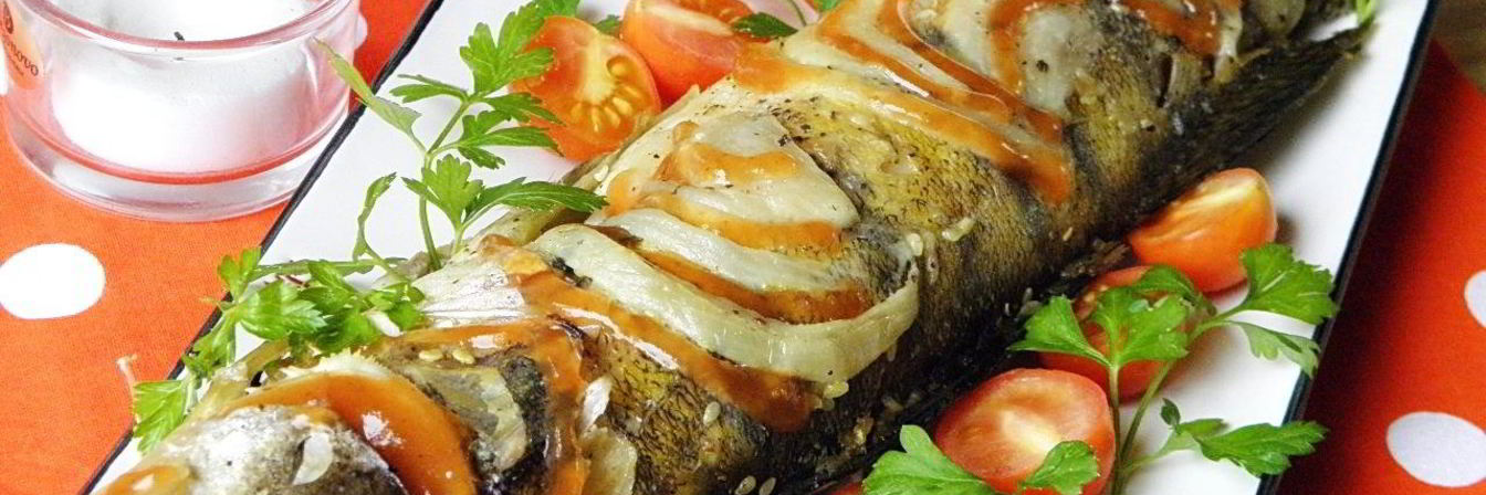 Судак в духовке, запеченный в фольге