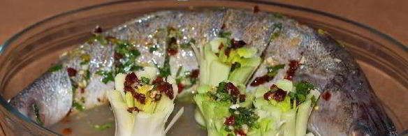 судак, запеченый на итальянский манер