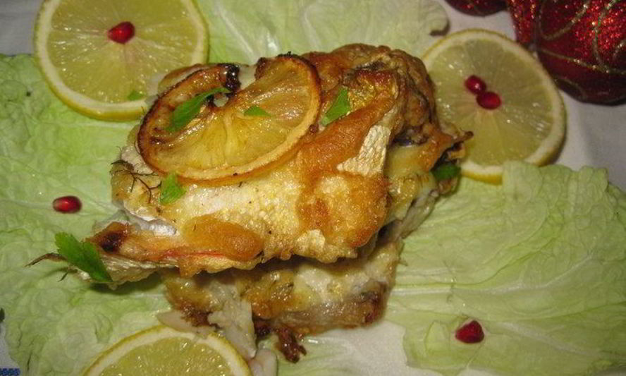 Рецепт трески в лимонно-чесночном соусе