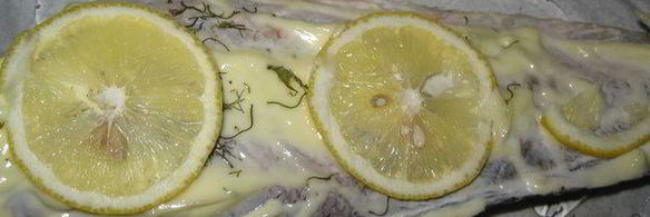 треска в лимонно-чесночном соусе