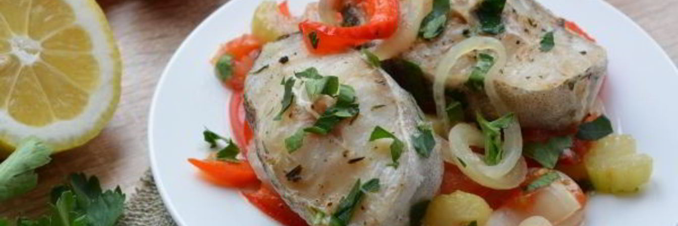 Треска запеченная в духовке