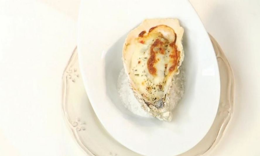 Рецепт устриц, гратинированных под сыром моцарелла