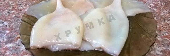 вареные кальмары