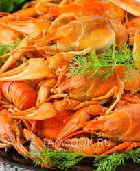 Вареные раки в мультиварке