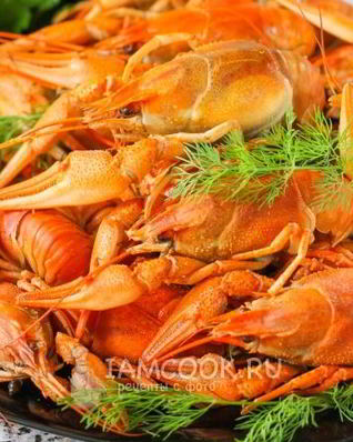 Вареные раки в мультиварке