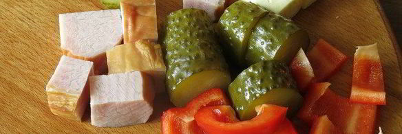 фаршированный шашлык