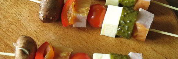 фаршированный шашлык